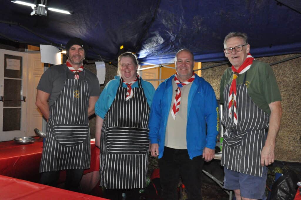 1st Sedgefield Scouts Leaders preparing to start serving 